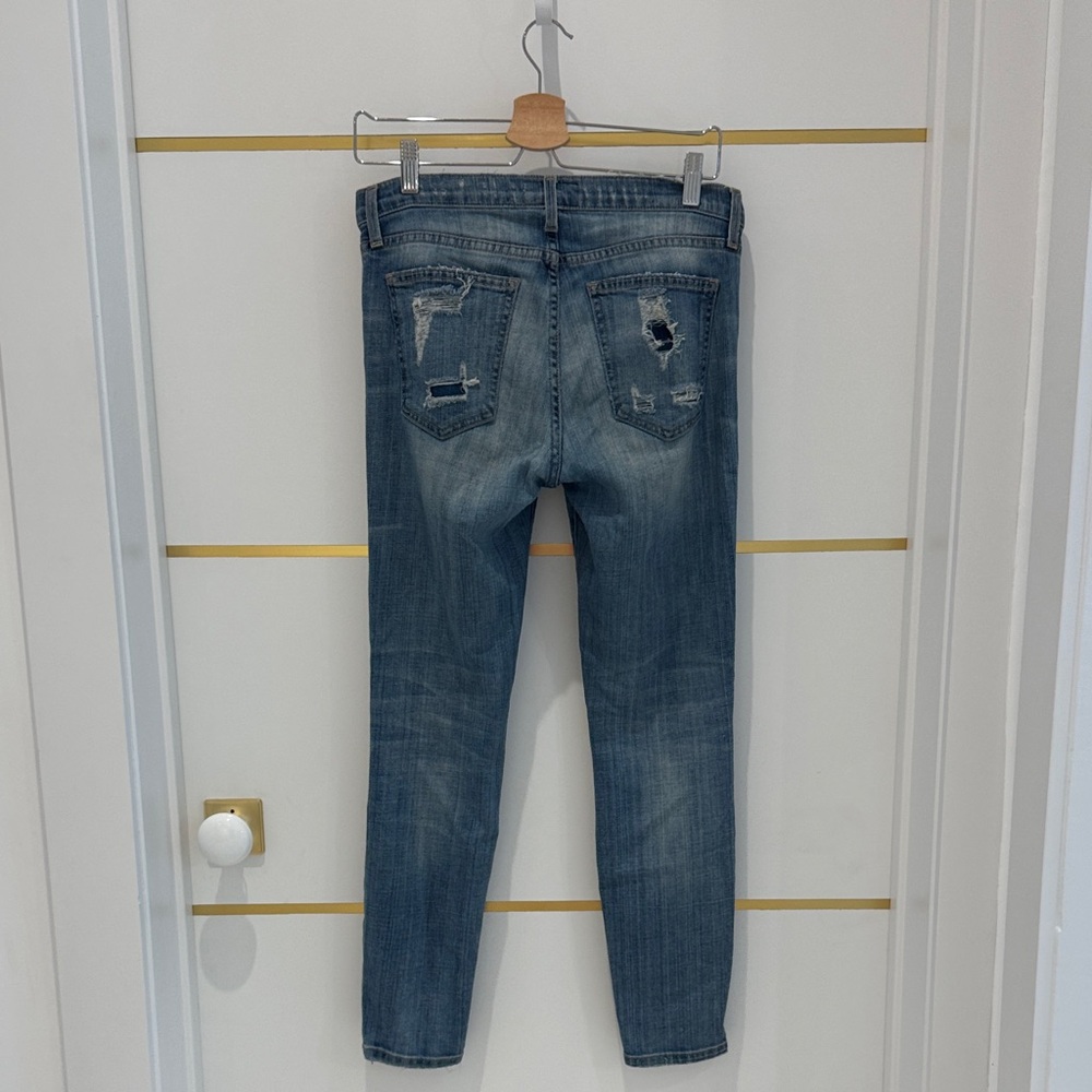 Current/Elliott Jeans The Stiletto Shipwreck Destroy Skinny Jeans 28 - Picture 8 of 10